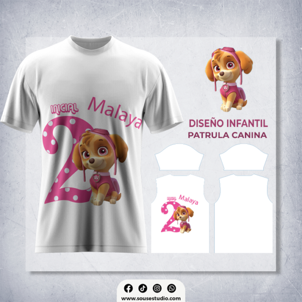 Diseño Infantil Patrulla Canina