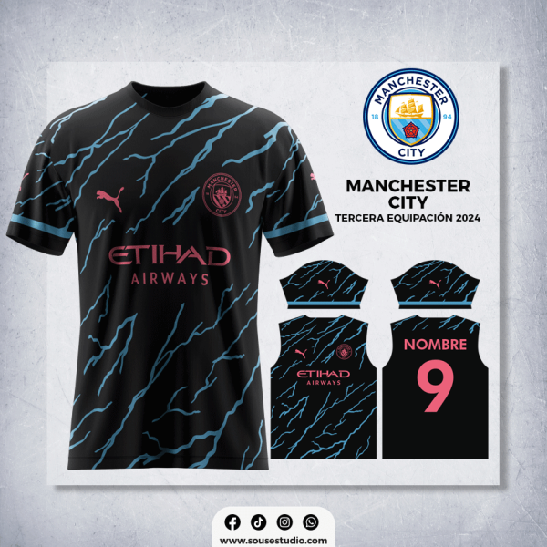 Manchester City (Tercera Equipación 2024)