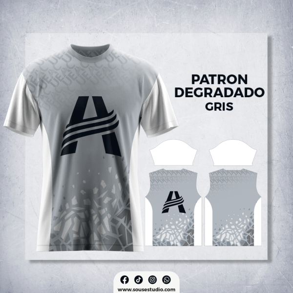 Patron Degradado Gris