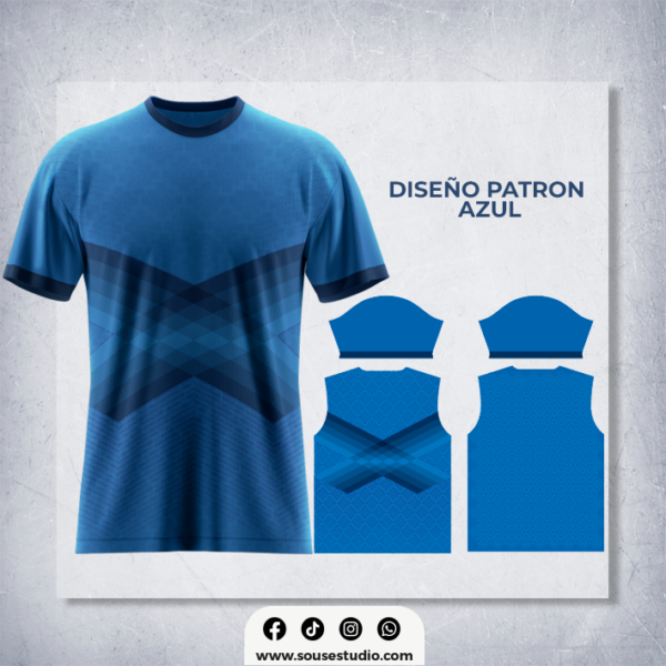 Diseño Patron Azul