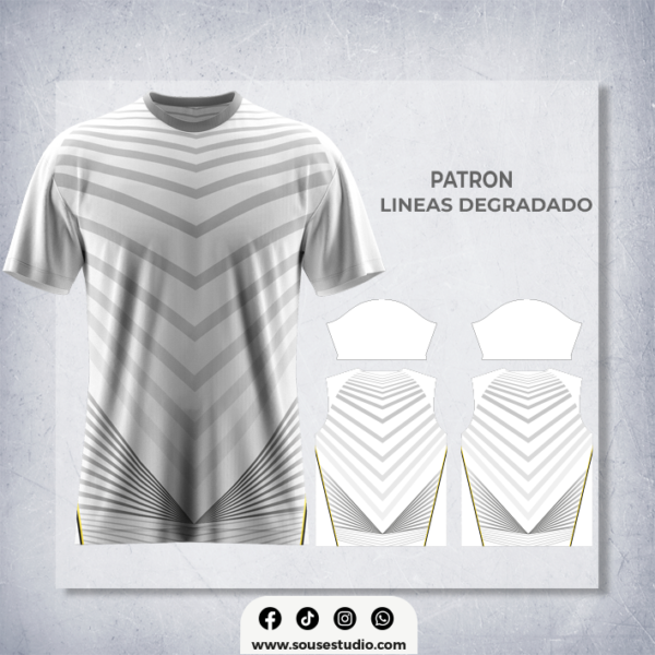 Patron Líneas Degradado