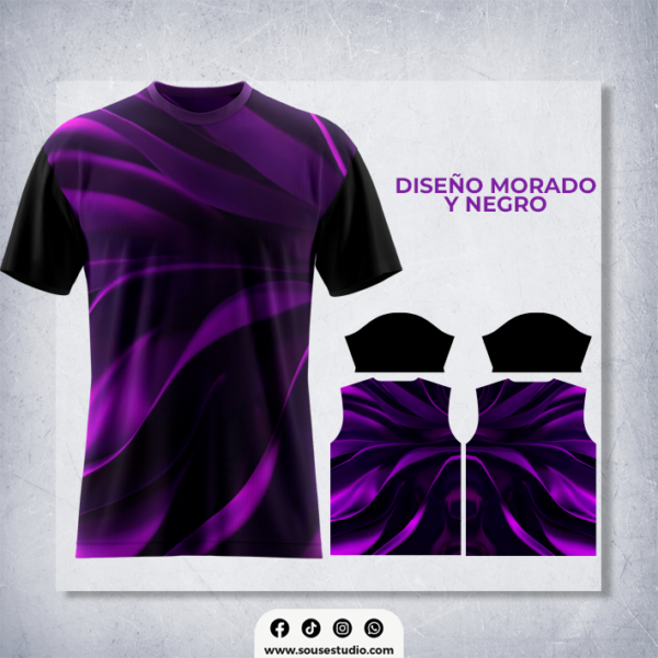 Diseño Morado y Negro