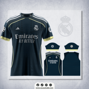 Vector Jersey Real Madrid 2025-2026