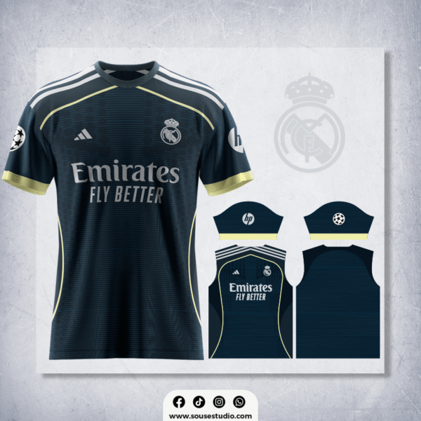 Vector Jersey Real Madrid 2025-2026