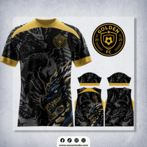 Vector Jersey Golden Dragon (free download)